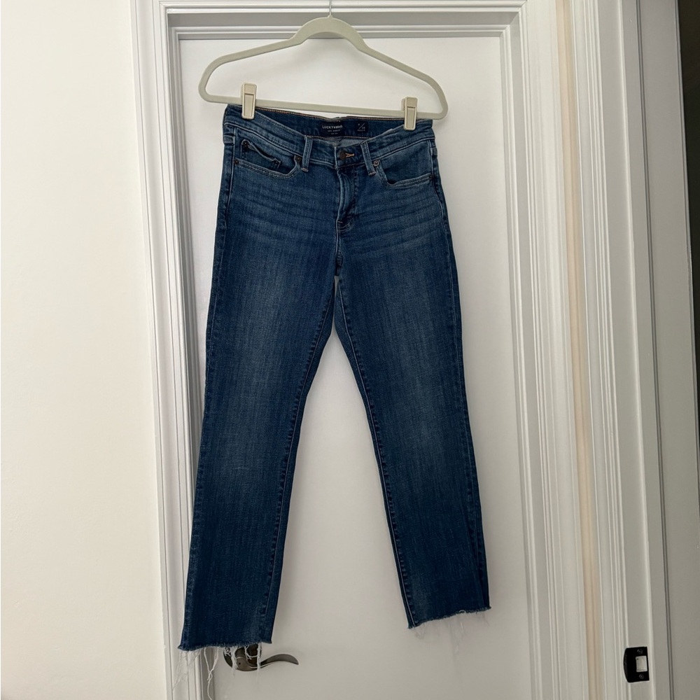 Lucky Brand Women's Mid Rise Straight Sweet Denim Jeans